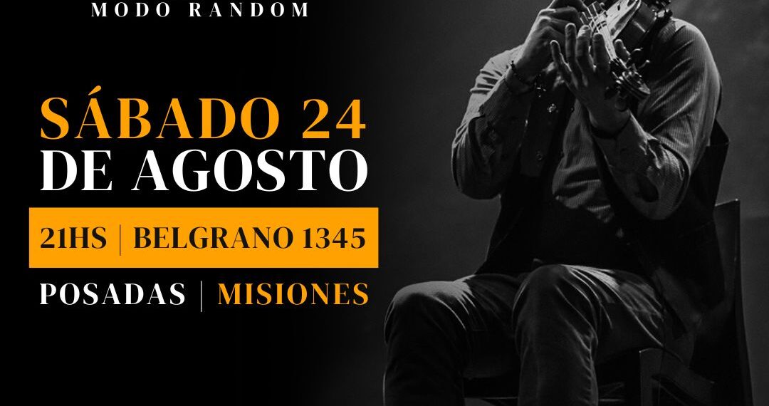 Muestra de danzas y solo set “Modo Random” en el Cidade