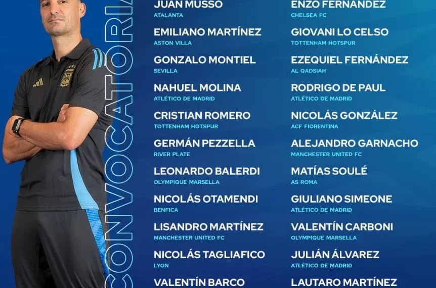 Scaloni dio a conocer la lista de convocados para Eliminatorias: sin Messi, sorpresas y ausencias de peso