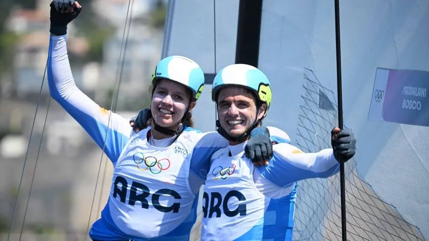 Juegos Olímpicos: Majdalani y Bosco ganaron la medalla plateada en vela