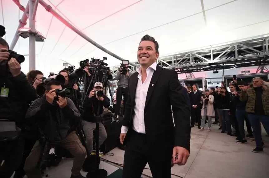 Gallardo fue presentado oficialmente como técnico de River Plate