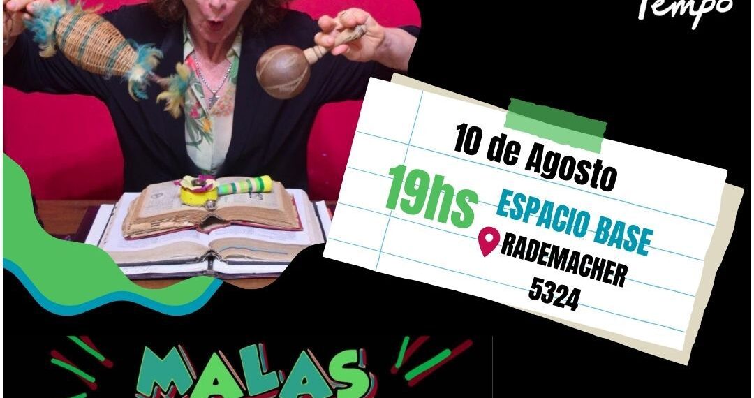 “Malas Palabras”, sube a escena en Espacio Base este sábado