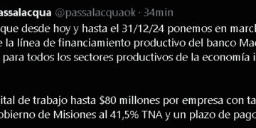 Passalacqua anunció el lanzamiento del cuarto tramo de la línea de créditos de financiamiento productivo