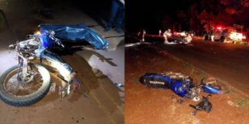 El Soberbio: Dos motociclistas fallecidos tras choque frontal sobre la ruta 2