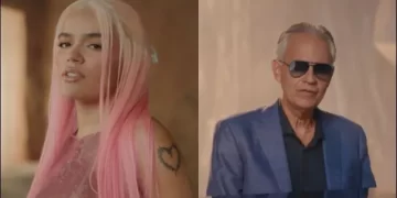 Música: Andrea Bocelli y Karol G, juntos en una nueva versión de “Vivo por Ella”