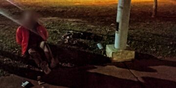 Vandalizó columnas de alumbrado público en la costanera de Posadas: terminó detenido