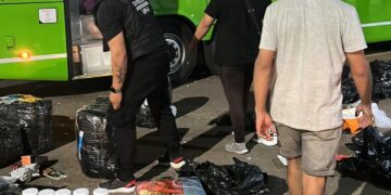 Decomisaron mercadería de contrabando en la terminal de ómnibus de Posadas