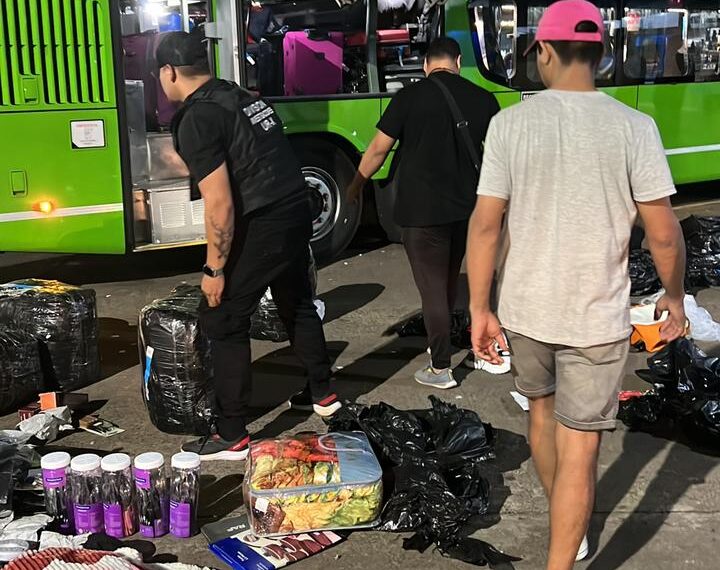 Decomisaron mercadería de contrabando en la terminal de ómnibus de Posadas