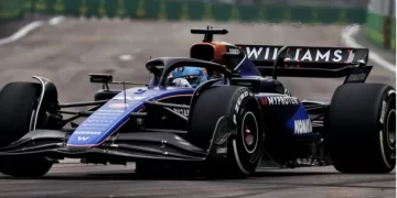 Colapinto completó con buenos tiempos su primera práctica en el GP de Singapur y terminó 11°