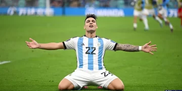 Lautaro Martínez podría alcanzar un récord que hasta ahora tiene Diego Maradona en la selección