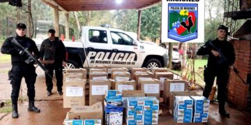 Hallaron un vehículo volcado con 13 millones en cigarrillos de contrabando en la Ruta Nacional 12