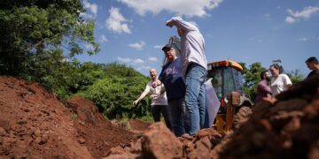 El Gobernador supervisó obra troncal que garantizará agua potable a más de 25 barrios de Oberá