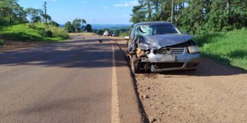 Dos muertos en choque frontal entre una moto y un auto en Dos de Mayo
