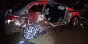 Wanda: una fallecida y varios heridos tras un triple choque
