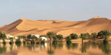 El desierto del Sahara, inundado: hace medio siglo no pasaba algo igual