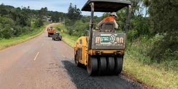 Con dos frentes de obras simultáneos, DPV trabaja en la Ruta Provincial N° 9