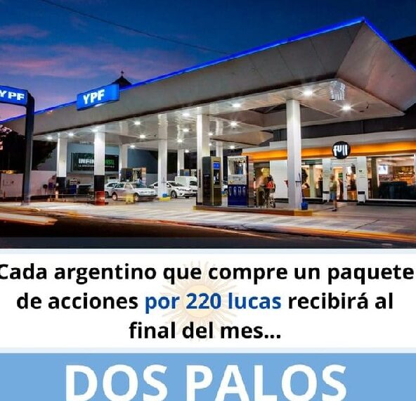 Advierten sobre falsa propaganda de inversiones en YPF