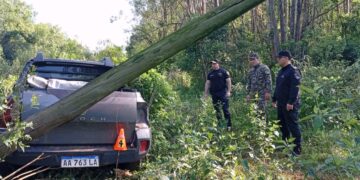 Persecución, despiste y detención en zona rural: Secuestraron un auto robado en Buenos Aires