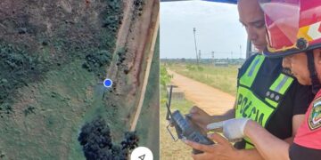 Posadas: con drones, se determinó el origen del incendio en el Acceso Oeste