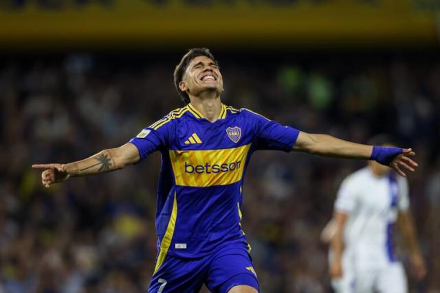 Boca goleó a Godoy Cruz y logró su primer triunfo con Gago como DT