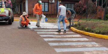 En más municipios, Vialidad señaliza con el Programa 4.000 Esquinas