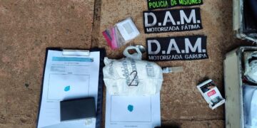 Garupá: detuvieron a dos narcodeliverys y secuestraron cocaína valuada en $70 millones