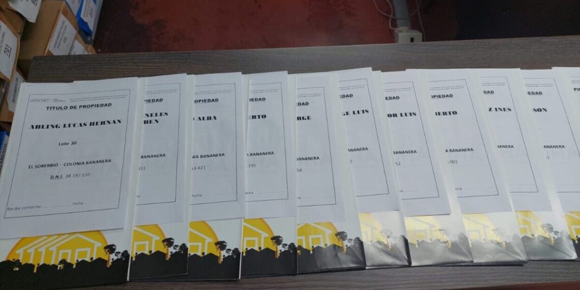 Iprodha: Se ultiman detalles para la entrega de 12 títulos de propiedad en El Soberbio