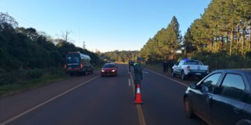 Gendarmería intervino ante un posible delito de maltrato infantil durante un control vehicular en la ruta 7