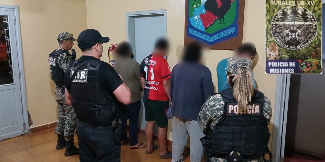 Cuarteto detenido tras robar y faenar la oveja de su vecino