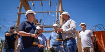 Passalacqua habilitó obras eléctricas en El Soberbio y destacó que es una muestra de “generación de trabajo y progreso”