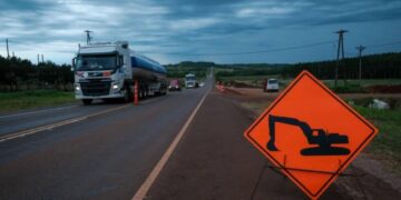 Por obras, se restringe el tránsito a una mano de la Autovía RN 105