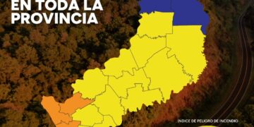 Alerta por incendios: 12 departamentos de Misiones en riesgo “alto” de incendios forestales