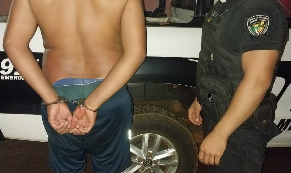 Ebrio abandonó su auto en un control policial e intentó escapar a pie, pero fue rápidamente detenido