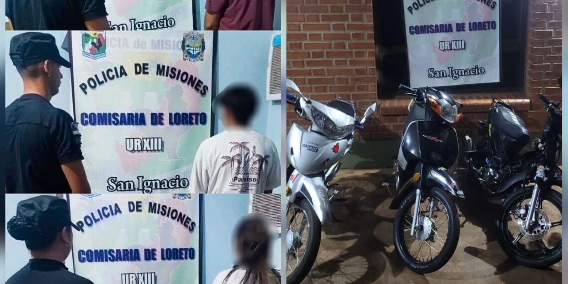Detuvieron a cuatro motociclistas que realizaban picadas clandestinas y “domingrau” en plena ruta