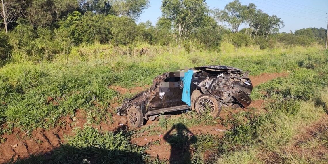 Falleció un hombre que viajaba como acompañante tras un despiste en Santa Ana