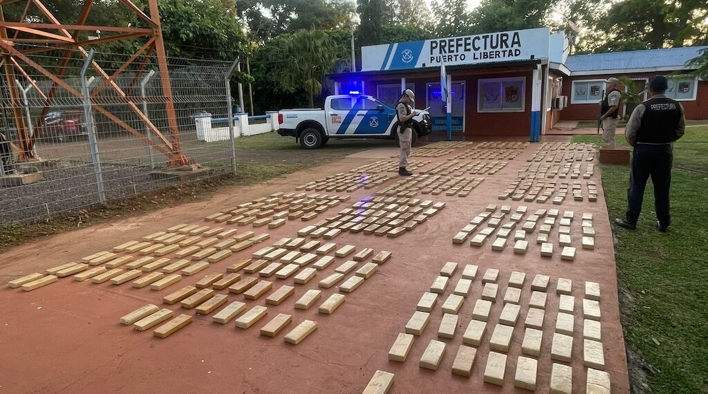 Puerto Libertad: incautaron más de 600 kilos de marihuana valuados en una suma millonaria