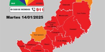 A pesar de las lluvias, Misiones continúa en alerta roja por incendios