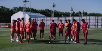 River Plate inició su pretemporada con la presencia de Enzo Pérez