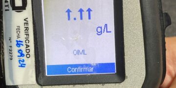 Camionero brasileño superó el nivel máximo del alcoholímetro y fue detenido
