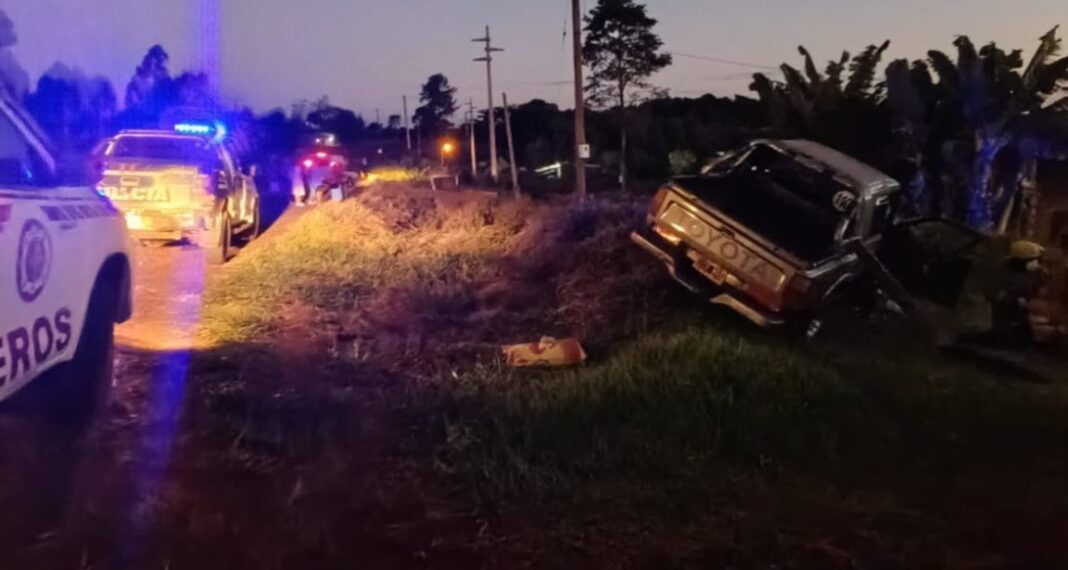 El Soberbio: una mujer falleció tras el despiste de una camioneta