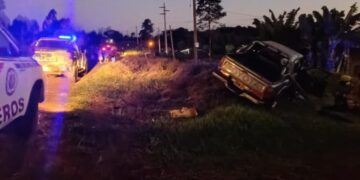 El Soberbio: una mujer falleció tras el despiste de una camioneta