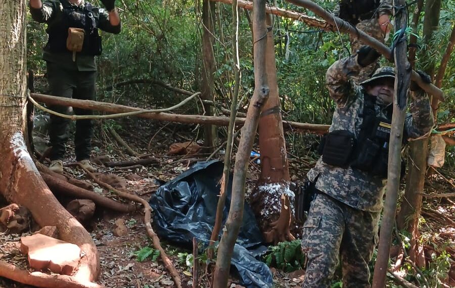 Policías ambientales desmantelaron dos campamentos ilegales de caza furtiva