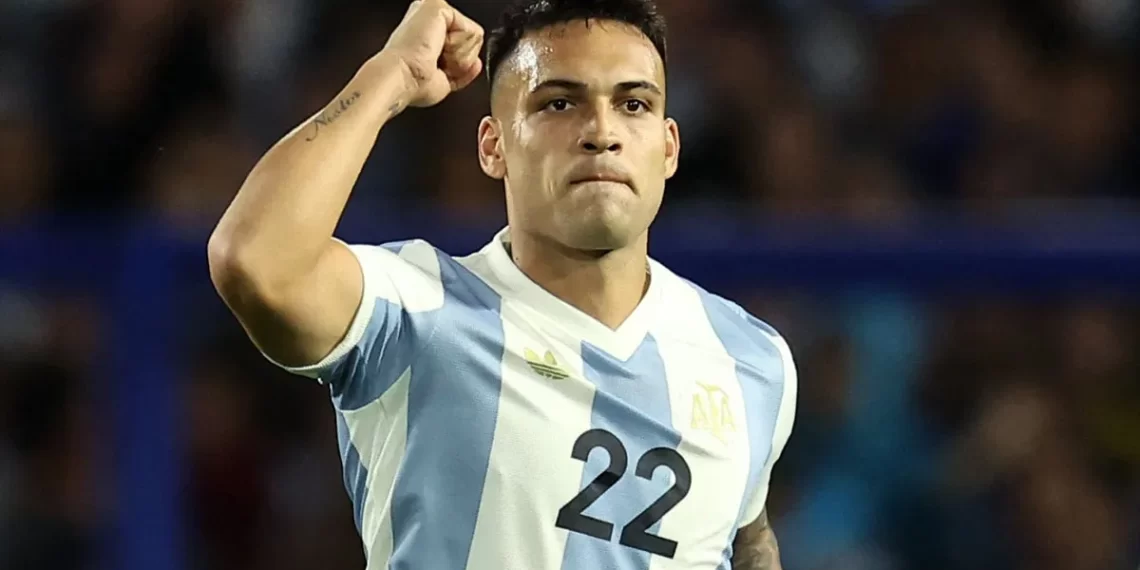 Lautaro Martínez está en duda para jugar ante Uruguay por una molestia muscular