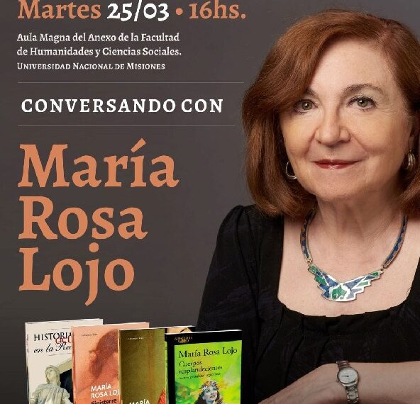 Santos populares y palabras: María Rosa Lojo presenta su nuevo libro en Posadas