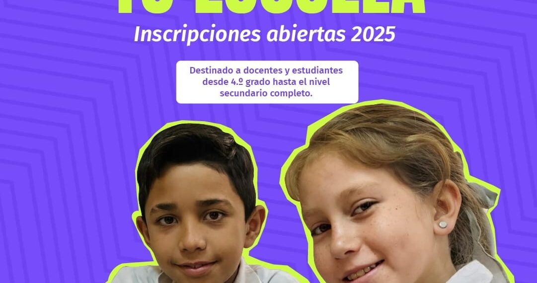 Sumá tu Escuela abre inscripciones para el ciclo 2025