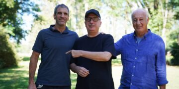 Passalacqua recibió a Martín Kremenchusky, el primer triatleta argentino ciego en completar un Ironman