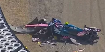 F1: Alpine tuvo un comienzo accidentado del GP de Japón