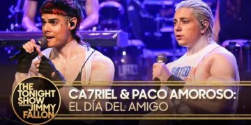 Ca7riel y Paco Amoroso deslumbraron en el programa de Jimmy Fallon