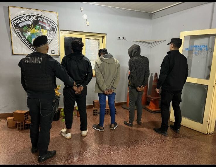 Atraparon a los “Jardineros de San Onofre”: tres detenidos por el robo de plantines y ladrillos en un vivero de Posadas