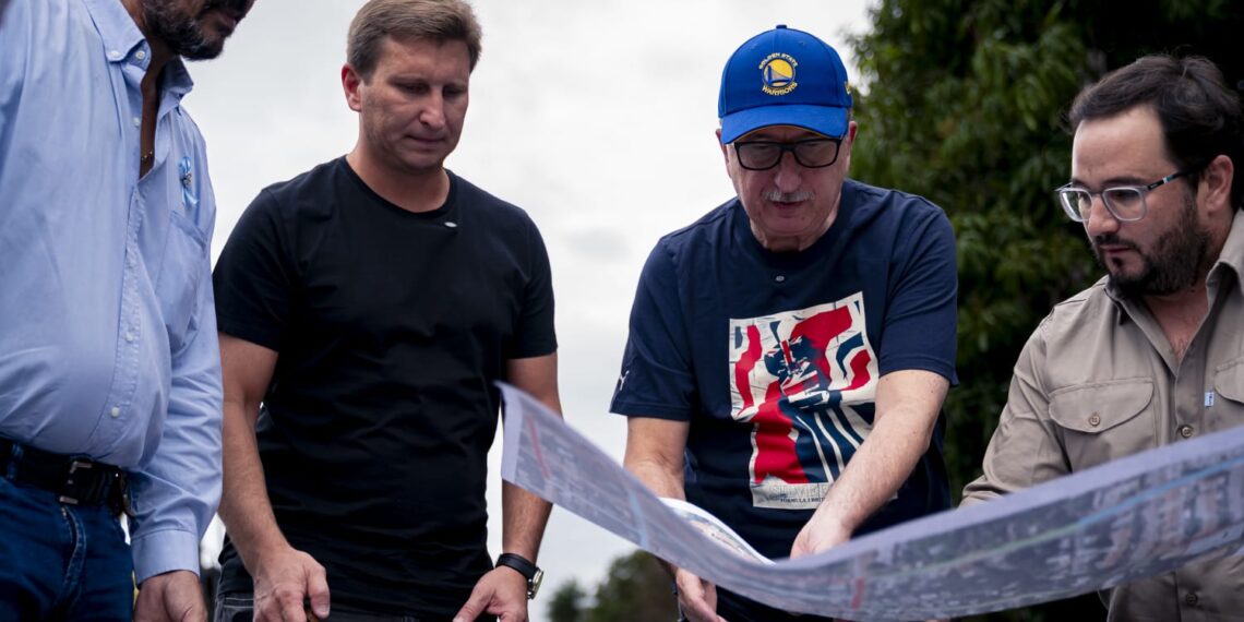Passalacqua supervisó obras de asfaltado que mejorarán la conectividad y el tránsito en Candelaria