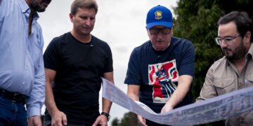Passalacqua supervisó obras de asfaltado que mejorarán la conectividad y el tránsito en Candelaria